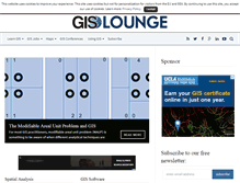 Tablet Screenshot of gislounge.com
